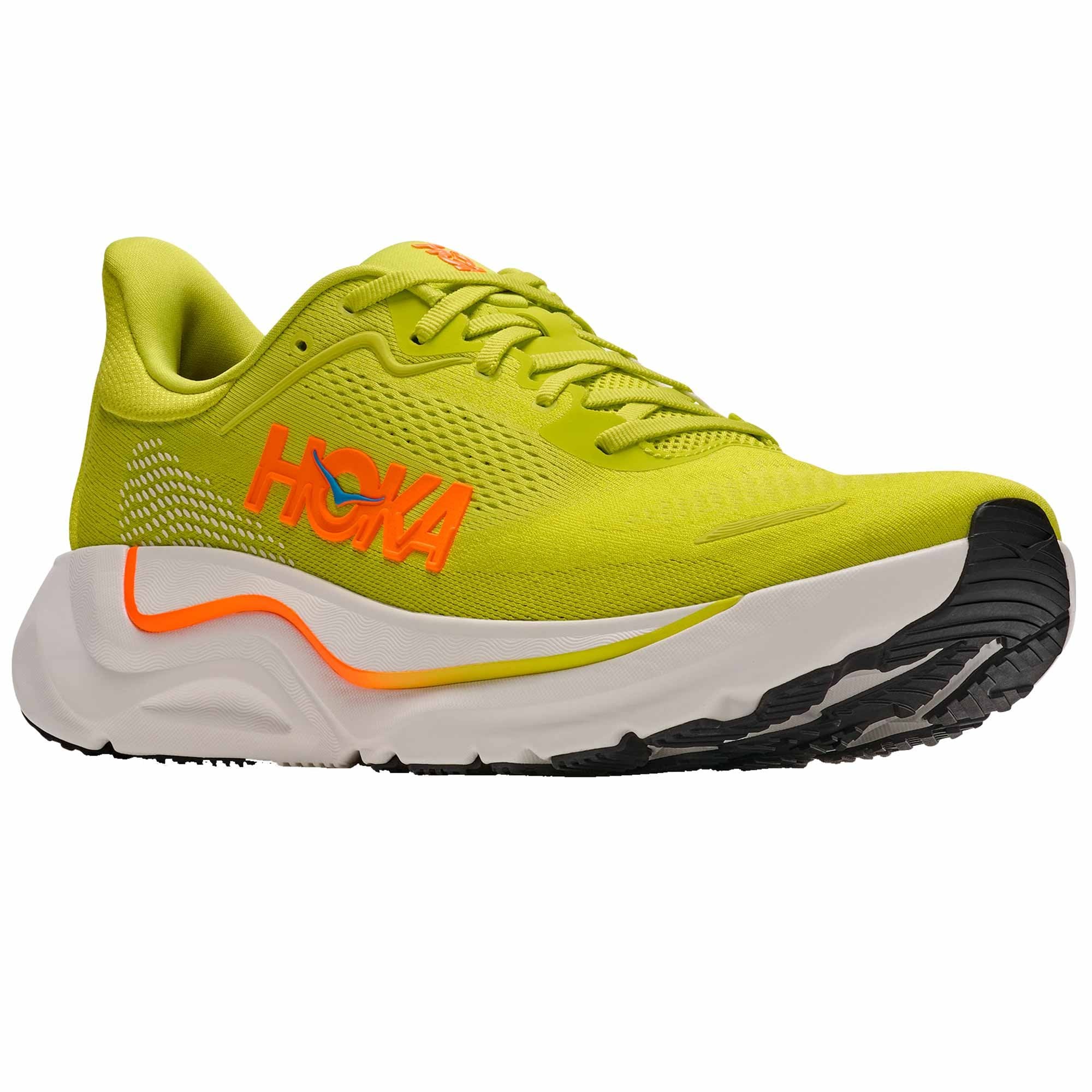 Arahi 9 Mens Running Shoes Hoka Citrus/Neon Tangerine