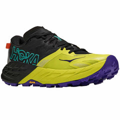 Speedgoat 7 Men's Trail Running Shoes Black/Hoka Citrus