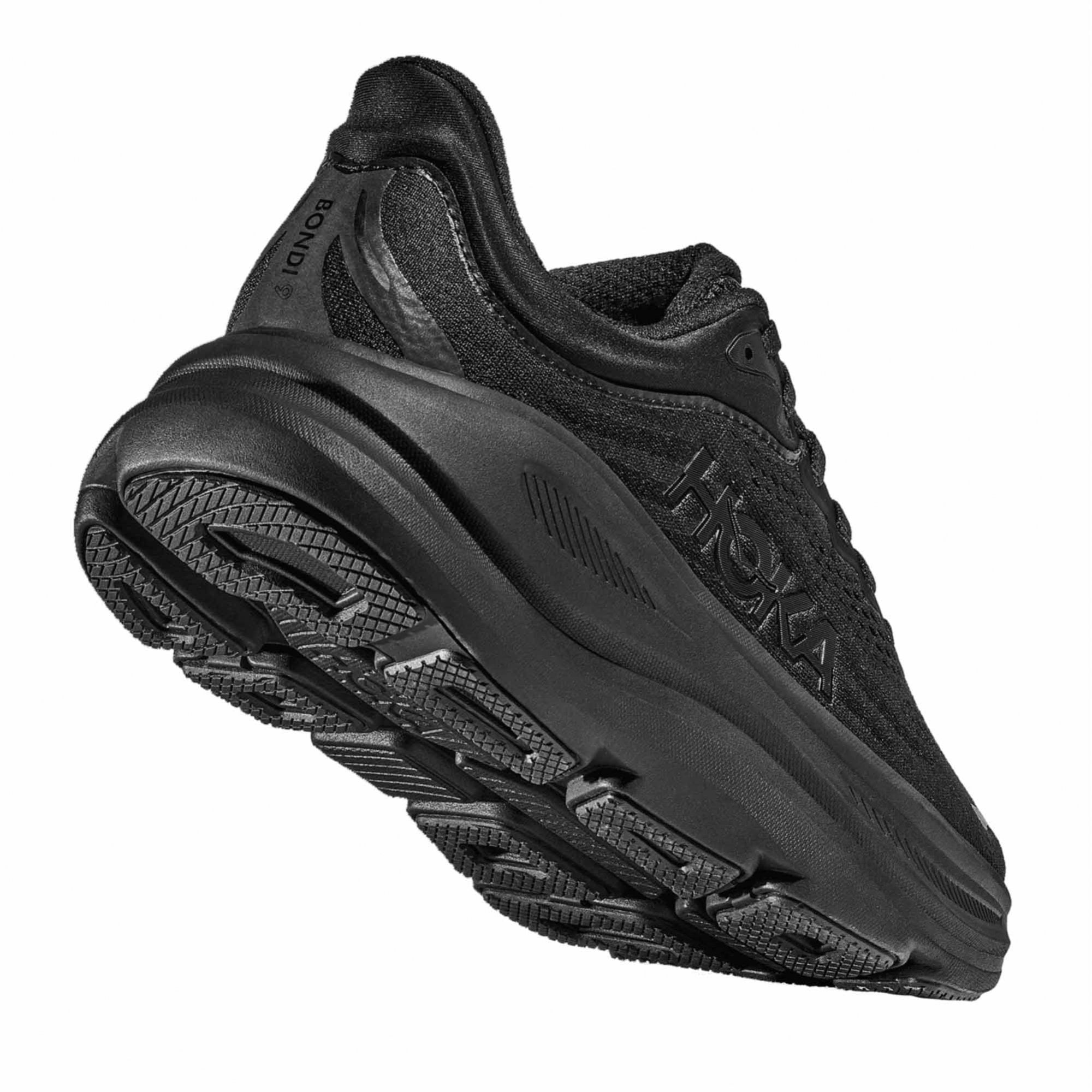 Bondi 9 Wide Womens Running Shoes Black/Black
