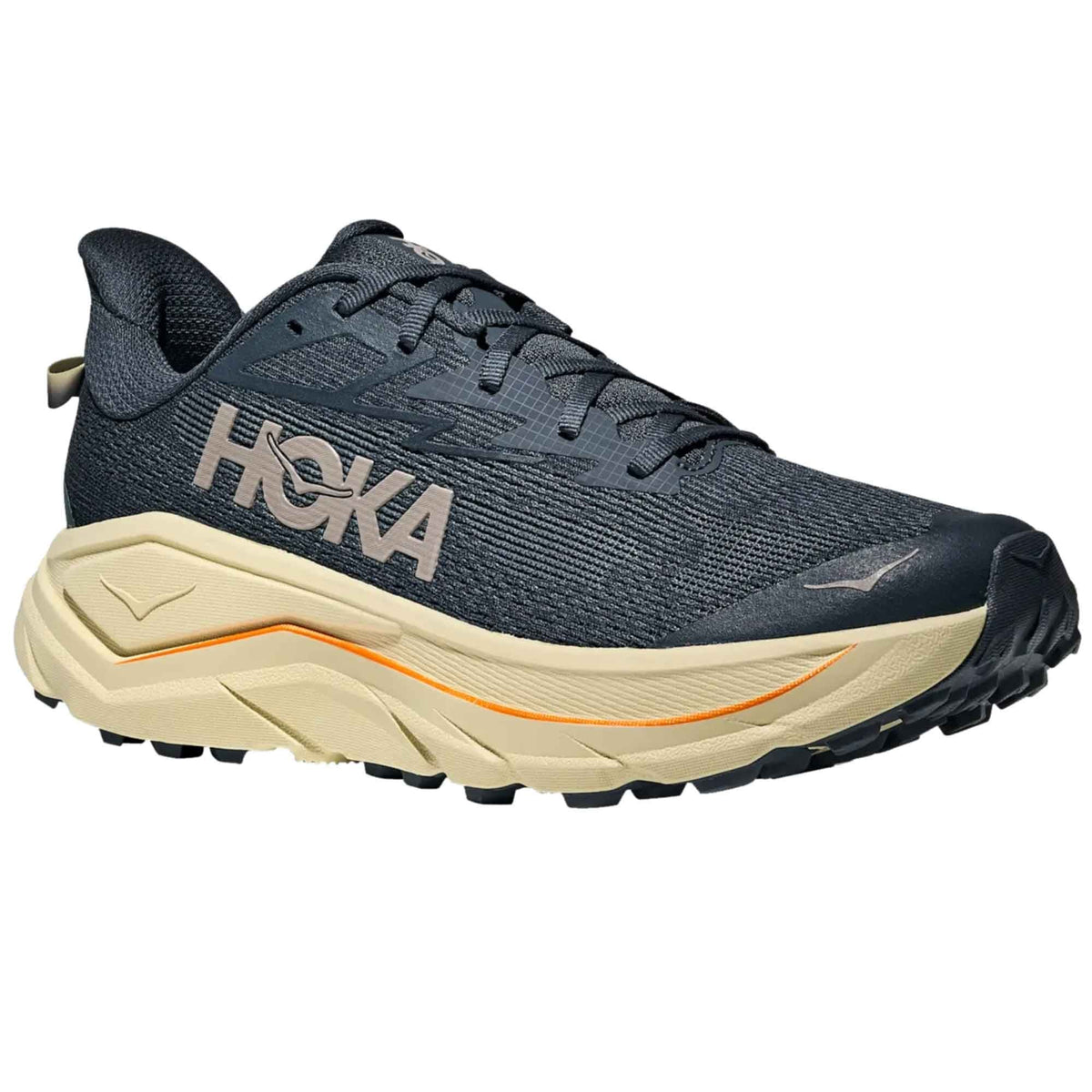 Challenger 8 Wide Men's Trail Running Shoes Faded Navy/Pampass Grass