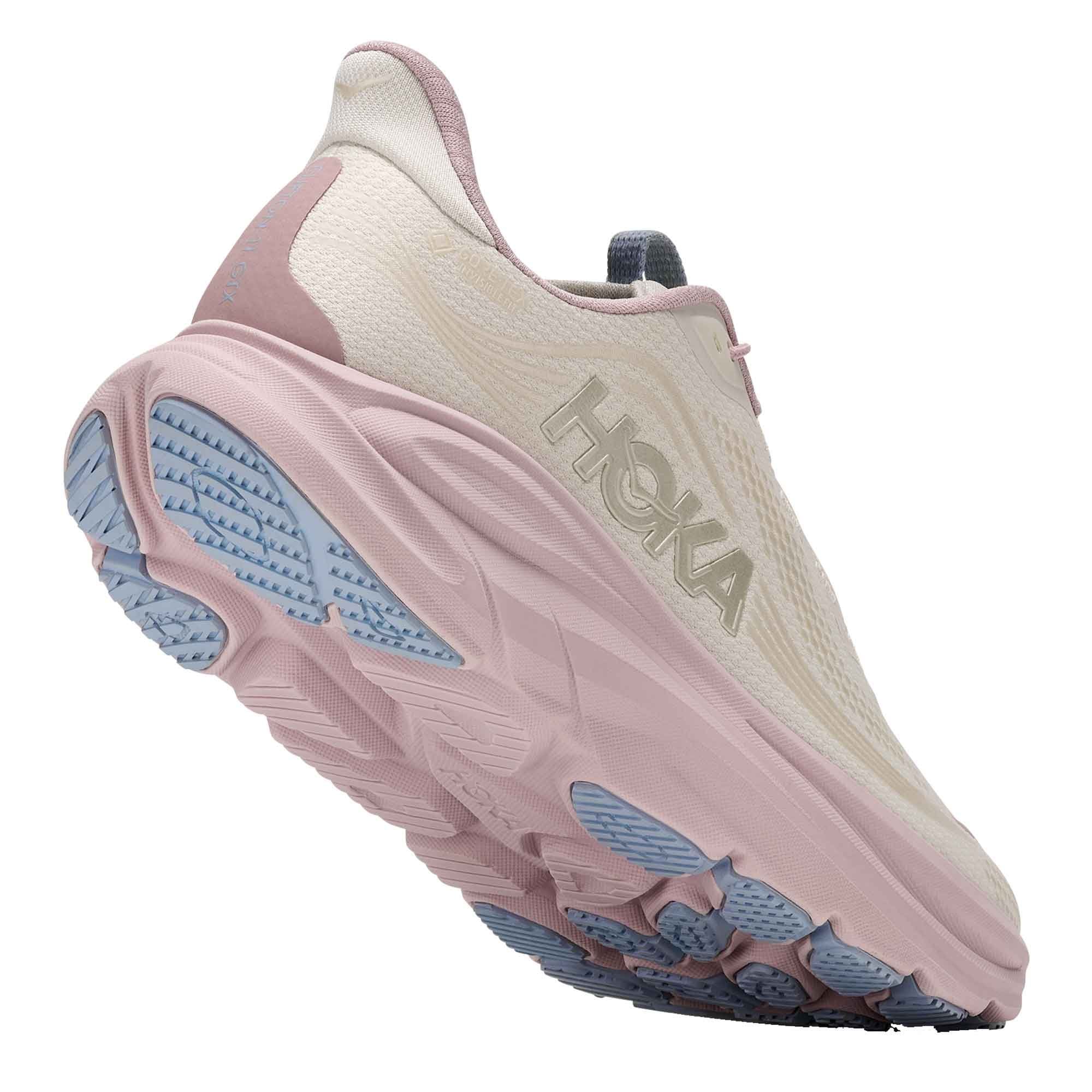 Clifton 11 Gore-Tex GLM Womens Running Shoes Alabaster/Pink Opal