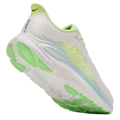 Clifton 11 Wide Womens Running Shoes Frost/Neon Yuzu