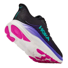 Clifton 11 Womens Running Shoes Black/Neon Nebula