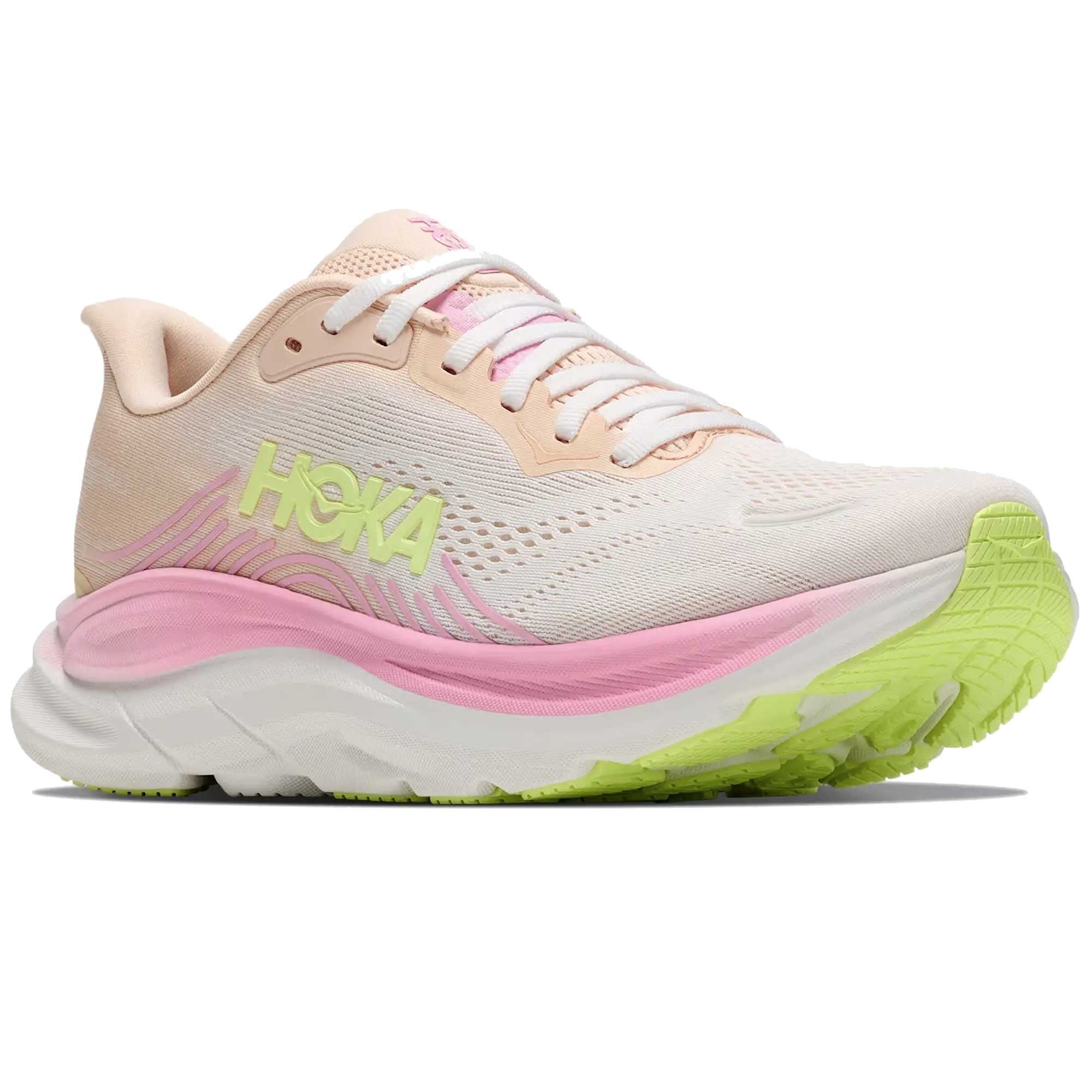 Clifton 11 Womens Running Shoes Tangerine Glow/White
