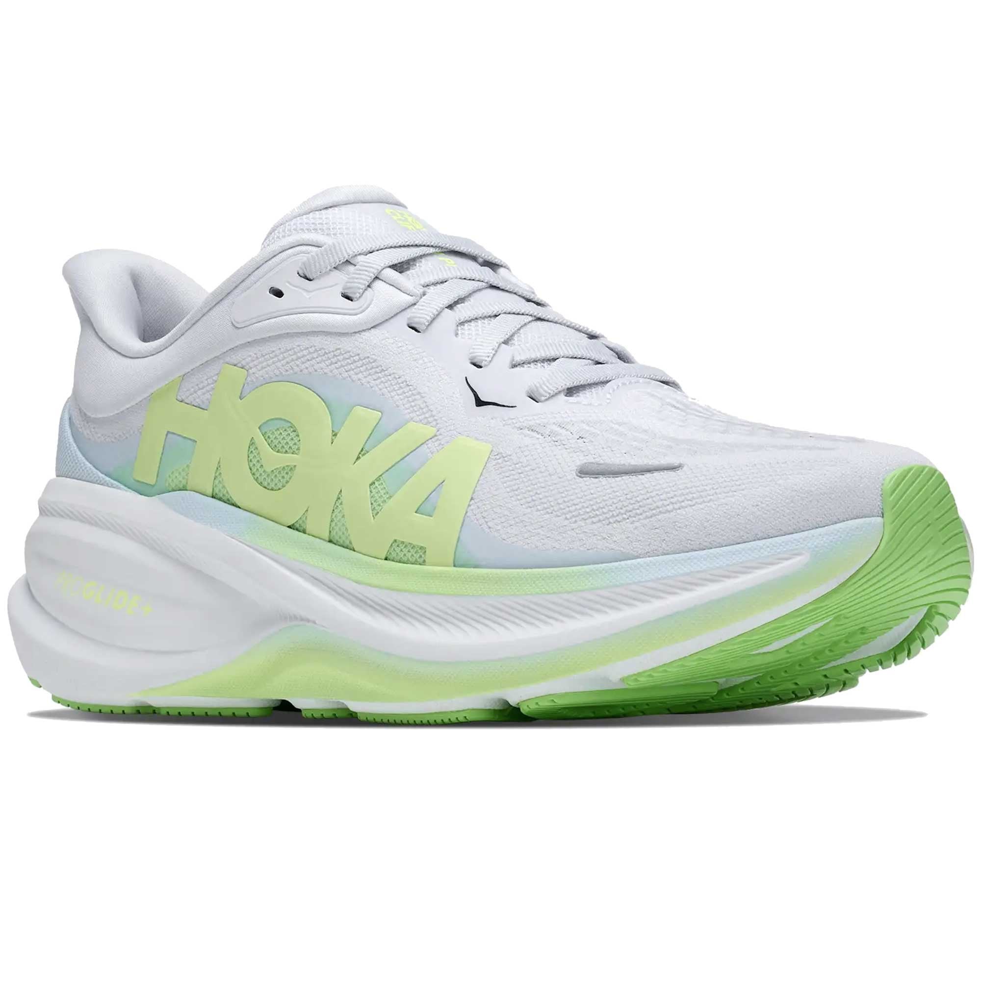 Clifton Pro Wide Womens Running Shoes Cosmic Grey/Neon Yuzu