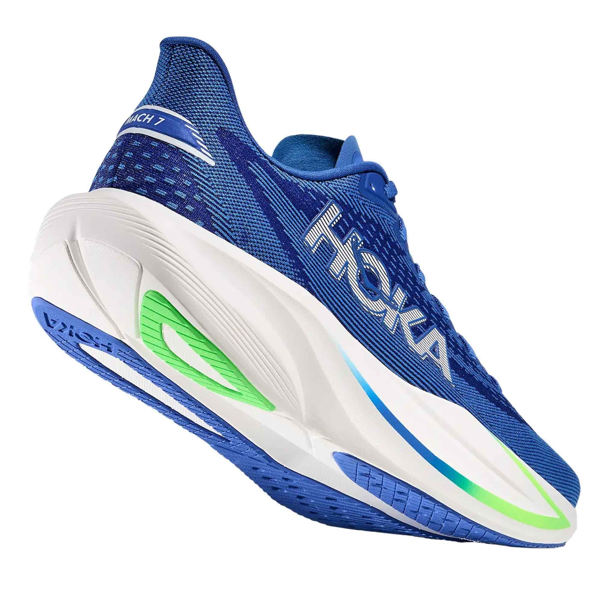 Mach 7 Mens Running Shoes Cobalt Blue/Neon Green