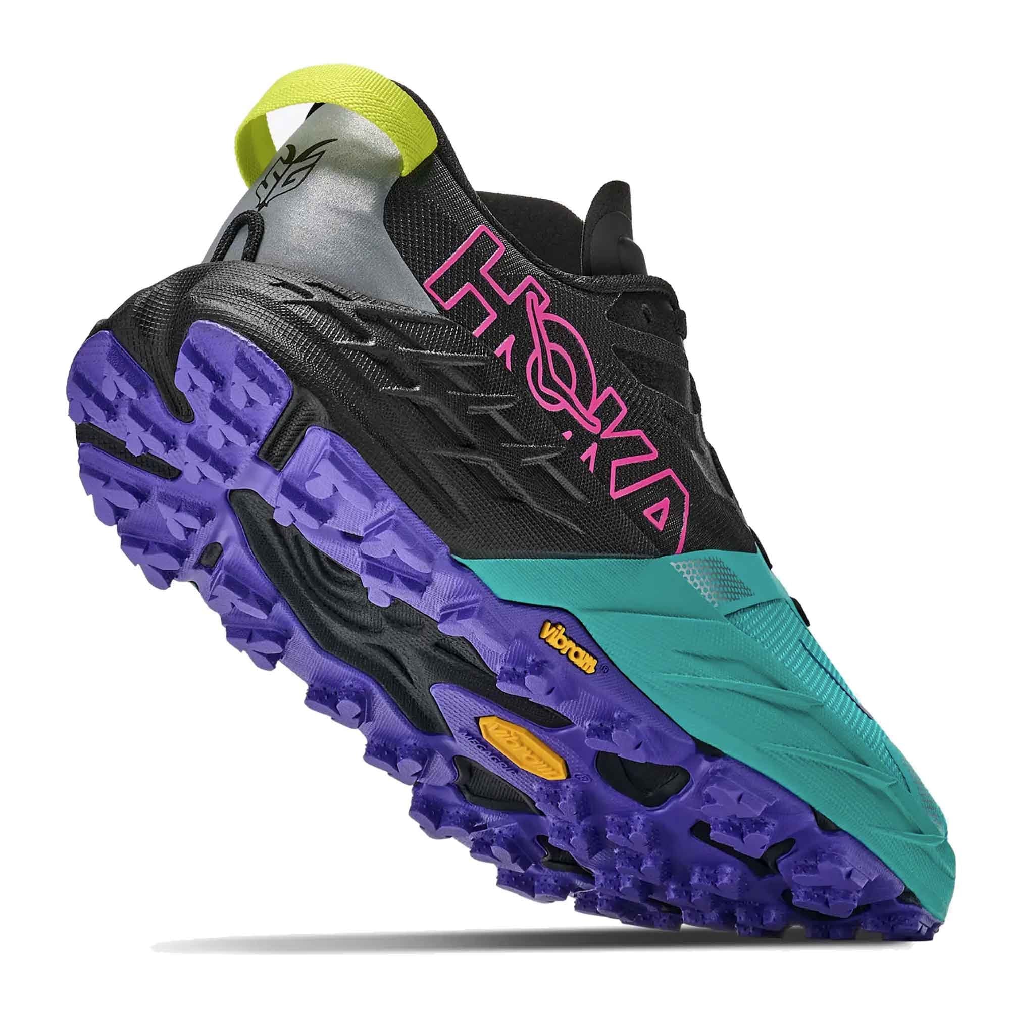 Speedgoat 7 Women's Trail Running Shoes Black/Electric Aqua