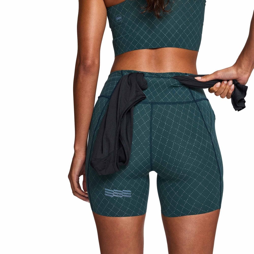Women’s 5” Pace Short in Warpnet Hi-Vis Atlantis