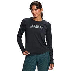Women’s Run All Day Long Sleeve In Ruins Hi-Vis Midnight